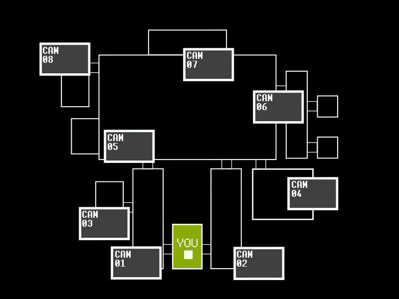 Схема камер фнаф 1