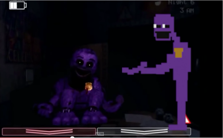 紫の人形