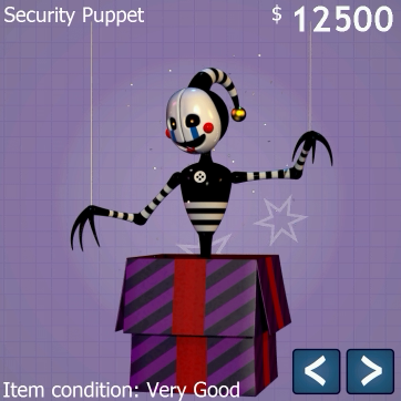 Security Puppet Ffps Five Nights At Freddy S 非公式 Wiki
