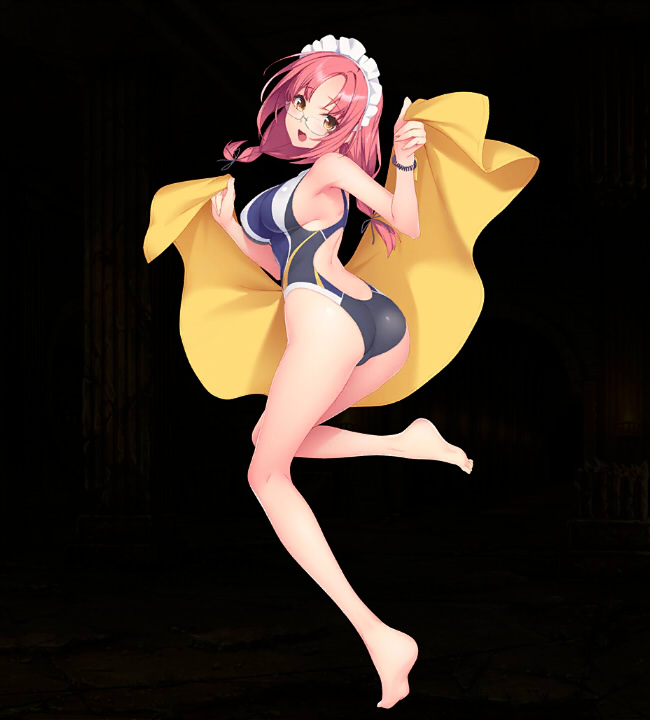 侍女サスーヌ 水練着
