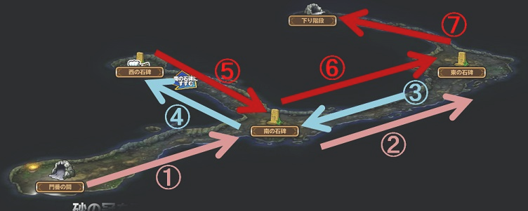 エツィロプの洞くつ地下1F(クリックで拡大)