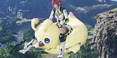 グライド：ラッピーうきわに乗る.jpg