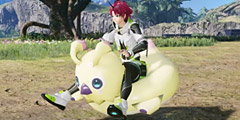 ダッシュ：ラッピーうきわに乗る.jpg