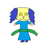 さらにもう1人のこうじろ分校の生徒を作成しました。名前はカサンドラ。ナキーネのお姉さんで、障害があります。