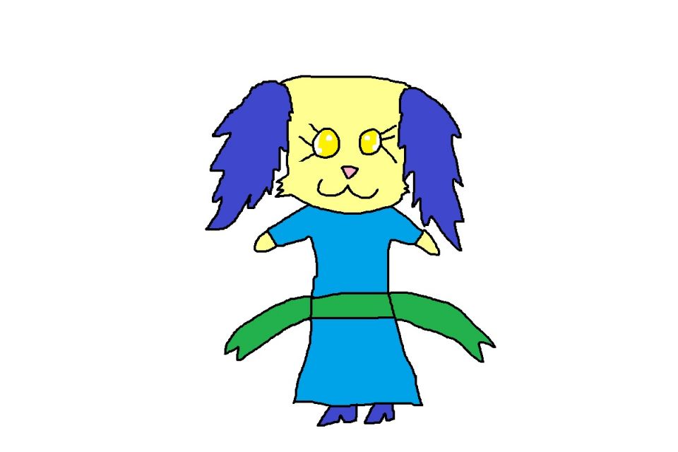 さらにもう1人のこうじろ分校の生徒を作成しました。名前はカサンドラ。ナキーネのお姉さんで、障害があります。