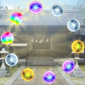 ガチャのバランスが見直しされたということで記念に半額10連したら、まさか☆7が2つ(大坂城と彦根城)来てビックリしたわ。サンキュー、千狐。