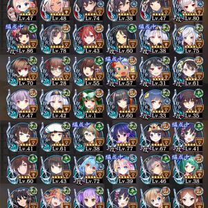 ☆5以上全レア所持画像(コラボキャラ除く)