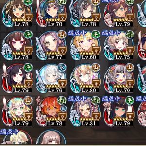 改築候補の★7城娘（正月四代目江戸城の分は既に確保済みですので、彼女以外で）