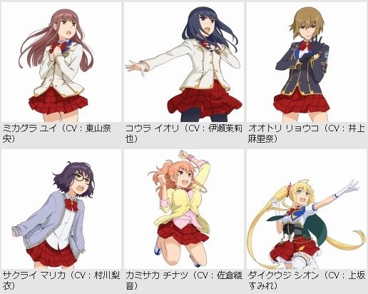 攻略キャラ一覧。画像見る限りイチャラブシーンもある模様。ガンダム・・・
