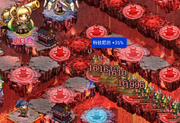 特技範囲+35%
