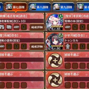 歌舞・戦棍不使用・・毒とかマジックナイトとかの厄介な敵は超射程とダメ計で近づく前に黙らせた。マジックナイトが出てきたら裏大宰府は出さない(回復役が必須っぽいので)