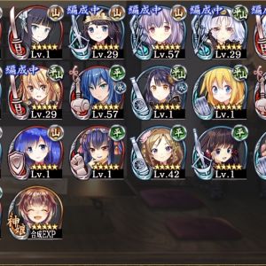 すいません星五城娘ちゃん達の手持ち投稿してませんでした。
